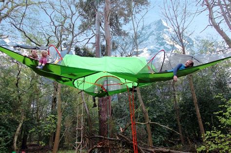 Camping On A Higher Level Suspended Tree Tent Icreatived Tree Tent