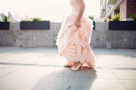 Get Jessica Biels White Aisle Style Pretty Pink Wedding Gowns