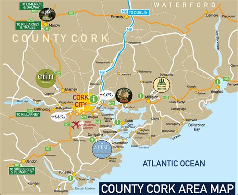 Cork County Map - Town Maps