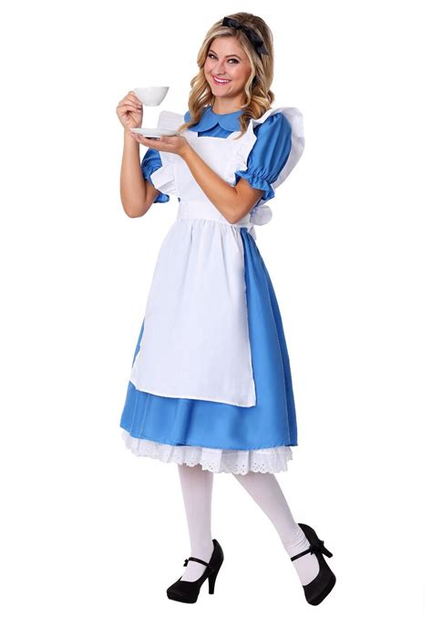 Halloween Maid Costumes Womens Adult Alice In Wonderland Costume Suit Maids Lolita Fancy Dress