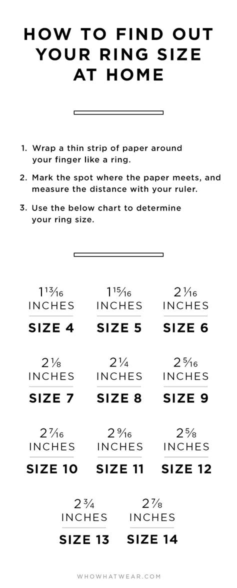 How To Measure Your Ring Size Who What Wear