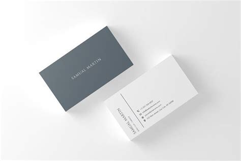 Beautiful Simple Classy Card Business Card Design Simple Modern
