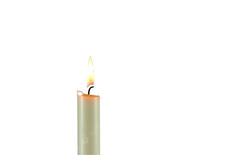 One White Candle At Grey Christmas Burial Space, Whitesingle, Burn