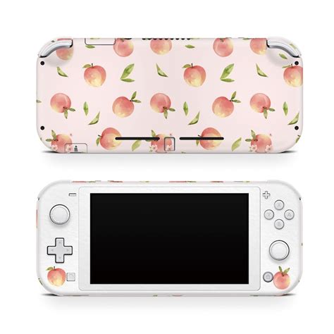 Cute Pink For The Nintendo Switch Lite Vinyl Skin Peach Etsy