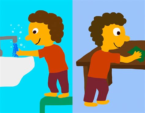 Wash Your Hands Animation On Behance