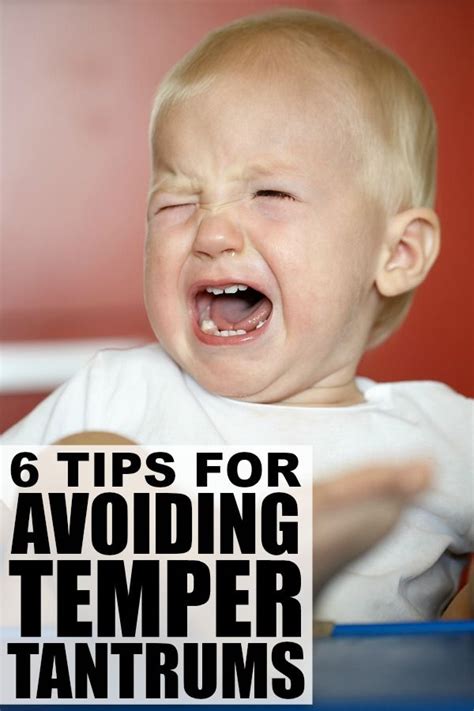 6 Tips For Avoiding Temper Tantrums