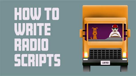 How To Write A Radio Commercial Script Youtube