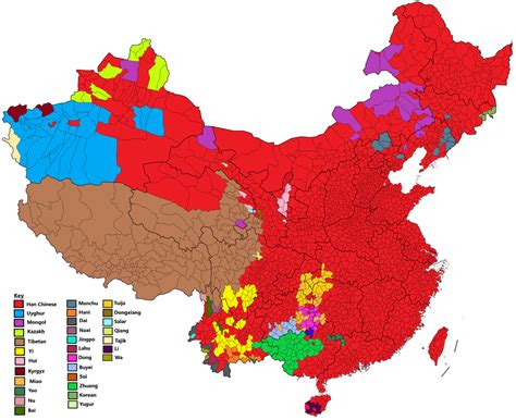 I Created This Map List Of Ethnic Groups Where They Are Majority Or