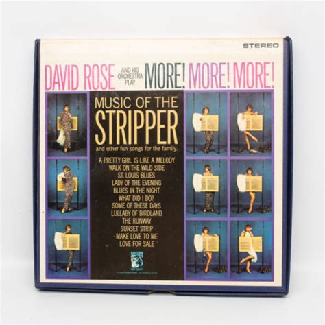 Music Of The Stripper David Rose And His Orchestra Reel To Reel 3 34 Ips Ebay