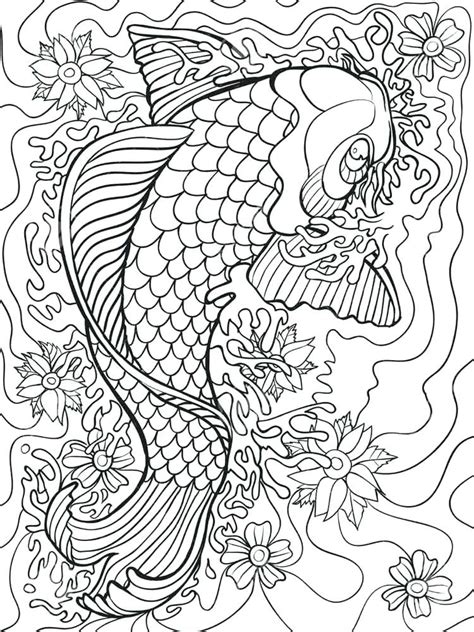 Fish coloring pages are fun for kids and adults. Printable Coloring Pages For Adults Pdf at GetColorings ...