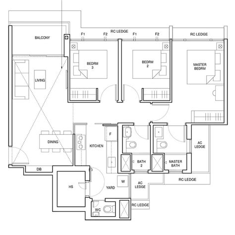 Floorplan Parc Central Residences Floor Plan Layout And Project Brochure