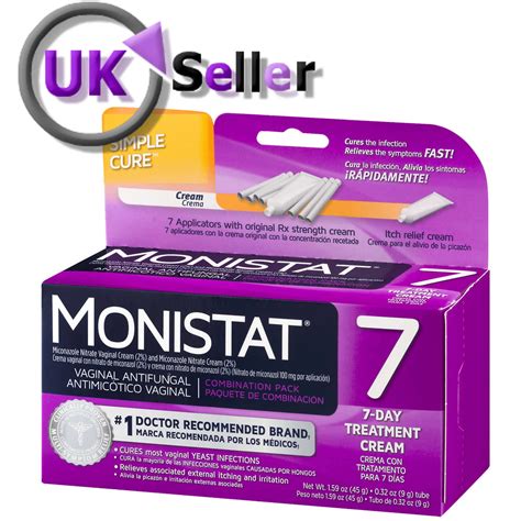Vaginal yeast infection creams and medication. MONISTAT Vaginal Antifungal Yeast Infection 7-Day ...