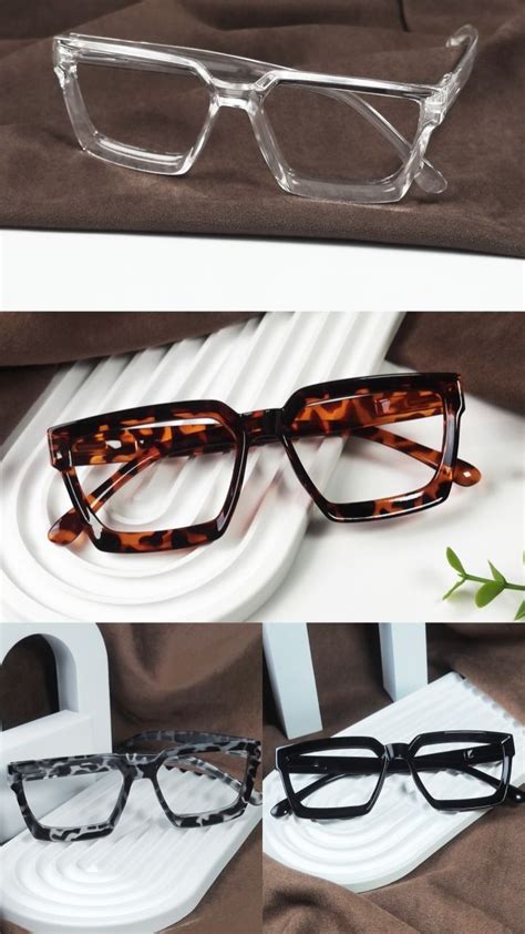 4 Pack Stylish Reading Glasses Thicker Frame Readers Women Stylish