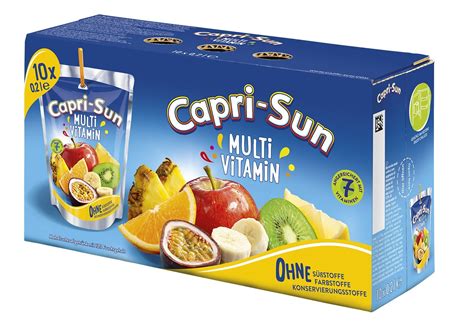 Capri Sun Multivitamin Pack Of 4 X 200 Ml Uk Grocery