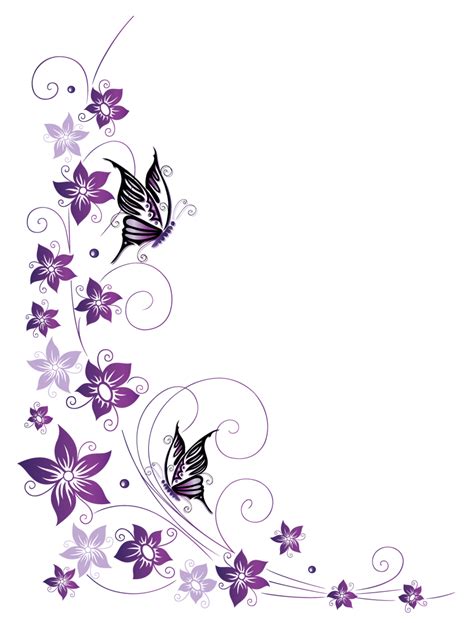 Butterfly Royalty Free Clip Art Butterfly Border Png Download 973