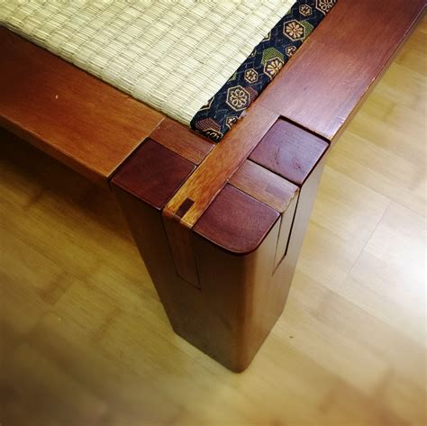 Tatami Interlocking Platform Bed Japanese Frame Design