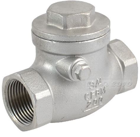 34 Swing Check Valve Wog 200 Psi Pn16 Stainless Steel Ss316 Cf8m On