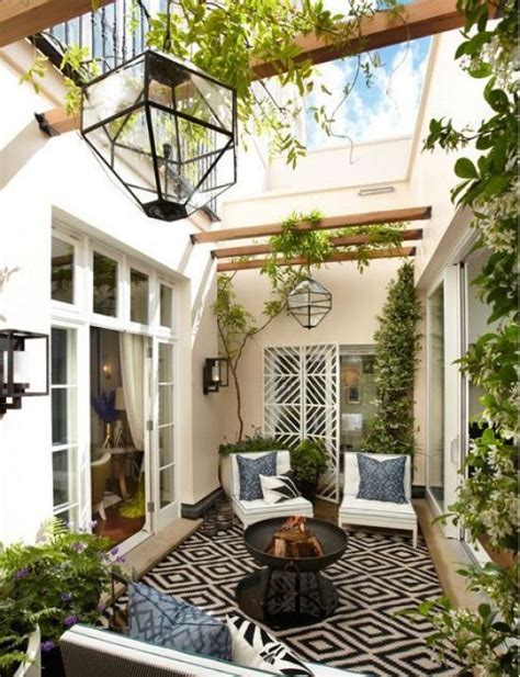 Open Space In The Middle Of The House Like A Courtyard Outdoorwood