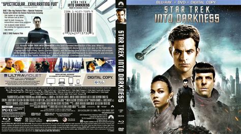 Star Trek Into Darkness Movie Blu Ray Scanned Covers Star Trek Into Darkness Scanned