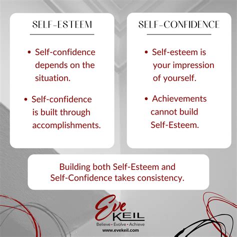 Self Esteem Vs Self Confidence Self Esteem Low Self Confidence Self Confidence