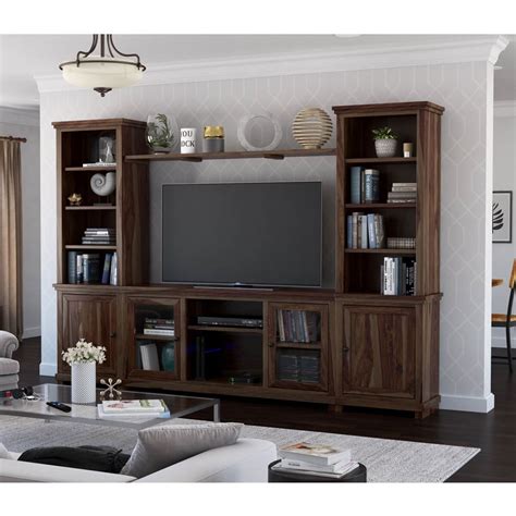 Towson Solid Wood Entertainment Center For Tvs Up To 70