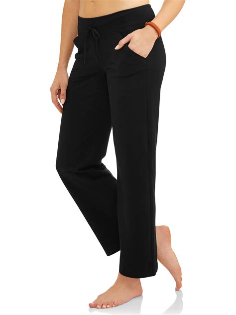 Athletic Works Womens Dri More Core Relaxed Fit Yoga Pants
