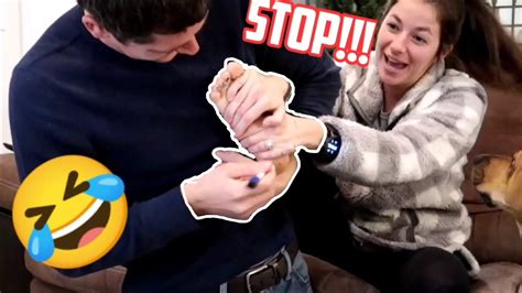 Foot Tickle Challenge Youtube