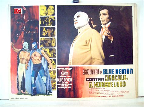 Santo Y Blue Demon Contra Dracula Y El Hombre Lobo Movie Poster