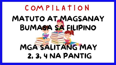 Compilation 2 Magsanay Bumasa Pagpapantig Ng Mga Salita Na May