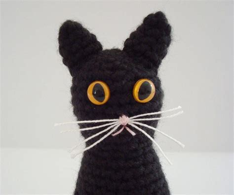 Halloween Black Cat Cat Pattern Amigurumi Pattern Free Crochet