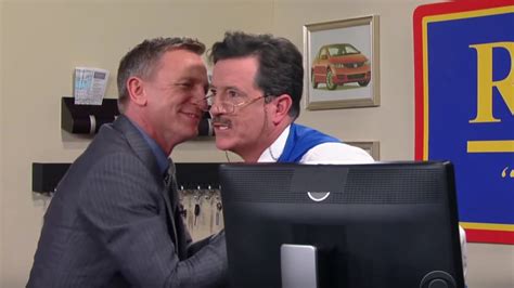 Daniel Craig And Stephen Colbert Star In A ‘mind Blowing Scene From