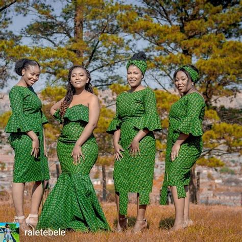 How To Wear Seshoeshoe Makoti Patterns In 2021 Shweshwe Dresses
