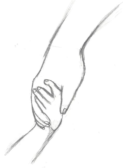 Holding Hands Drawing