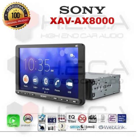 Jual Sony Xav Ax8000 Head Unit Tape Mobil Xav Ax8000 Double Din Audio