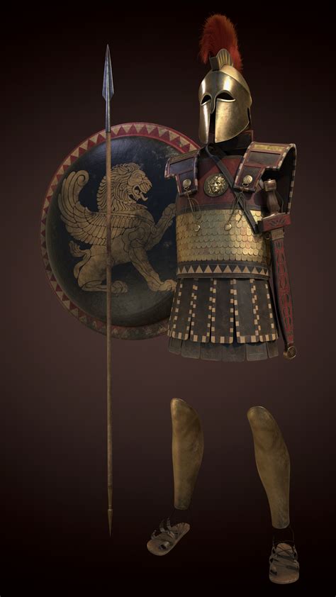 Artstation Greek Hoplite Armor