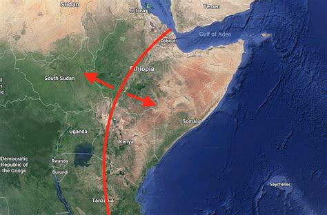 An Enormous Crack Just Opened Up In Africa Evidence Africa Is