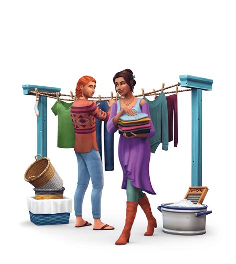 The Sims 4 Laundry Day Stuff Official Assets