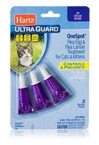 Харц Hartz UltraGuard OneSpot капли для кошек от яиц блох и их личинок ...