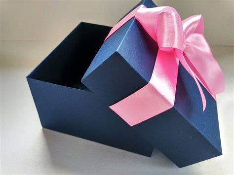 Personalized T Box Packaging Boxes Navy Blue Box Elegant Etsy