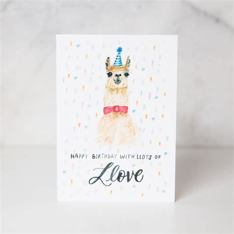See more ideas about birthday card puns, punny cards, birthday cards. Birthday Llove - WUNDERKID