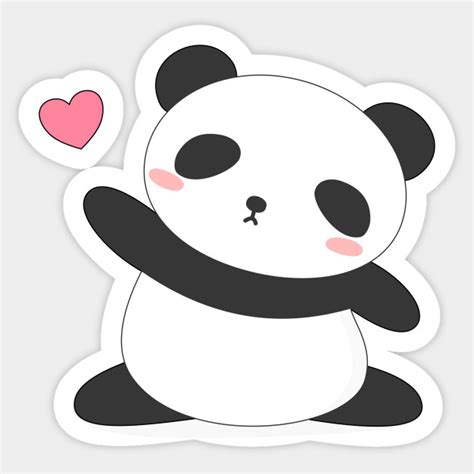 Cute Kawaii Panda Kawaii Panda Icon Cute Animal Graphic Royalty Free