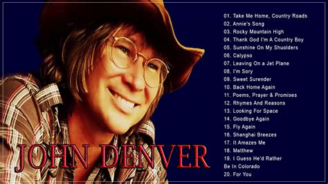 John Denver Greatest Hits Best Songs Of John Denver Youtube