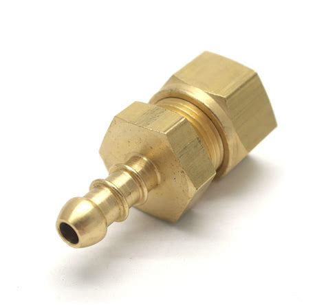 British Made 15Mm Brass Compression Fitting To 10Mm Nozzle Fits 8Mm I/D ...