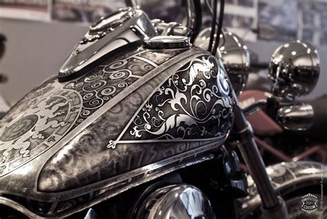 Vintage Harley Davidson Paint Jobs Custom Bike A Photo