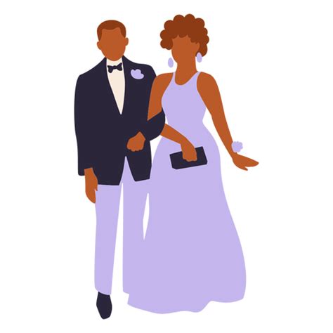 Prom Couple In Purple Png And Svg Design For T Shirts