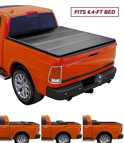 Kikito Professional Frp Hard Quad Fold Truck Bed Tonneau Cover For 2002