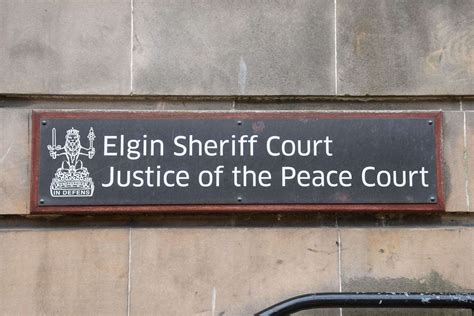 courts in moray elgin man got into dispute that had absolutely nothing to do with him