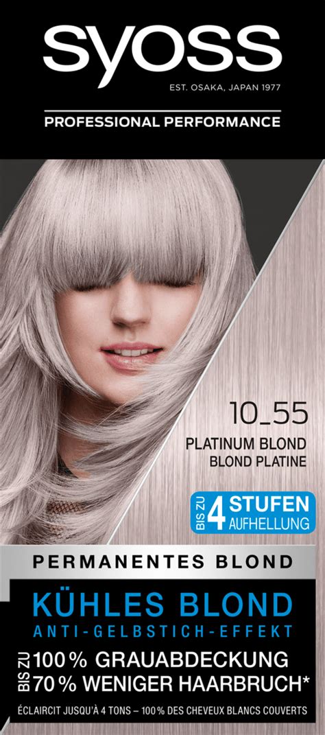 Syoss Haare Aufheller K Hles Blond Platinum Blond St Dauerhaft G Nstig Online Kaufen