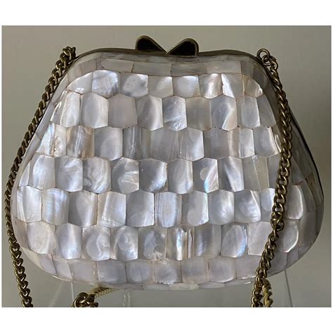 Vintage Mother Of Pearl Purse Ruby Lane