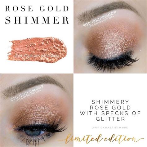 Pin By Amy White On ShadowSense Rose Gold Shimmer Shadowsense